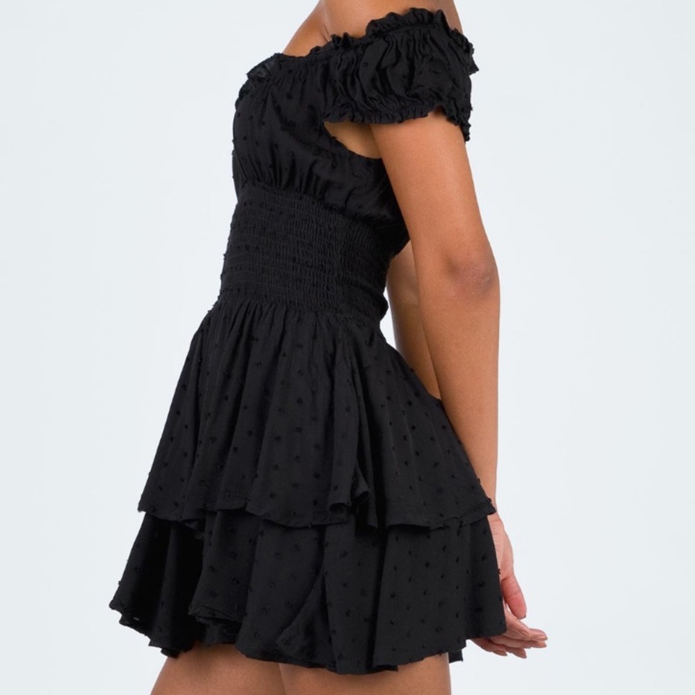 *Sold* Princess Polly Black Love Galore Romper Playsuit - Picture 3 of 3